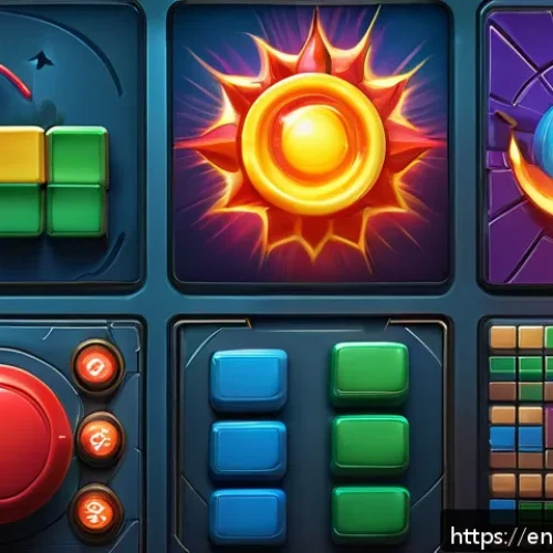 로얄매치 부스터 종류 - A vibrant and dynamic game board scene showcasing a fiery explosion from a Fireball booster clearing...